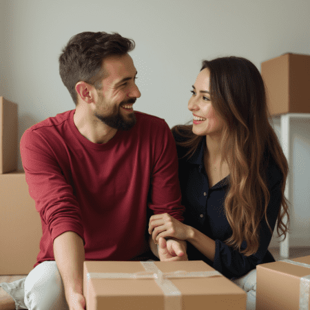 _happy_couple_moved_in_a_new_house_looking_around_boxes_around_man_red_shirt_woman_black_shirt_5hkyytau4nwmbjlid1ud_1
